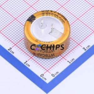 Supercondensateur WTC5V50F68Z-0920C-85, composant traversant (THT), condensateur 0,68F -20%~+80% 5,5V 5uA@24hrs - Product Image 2