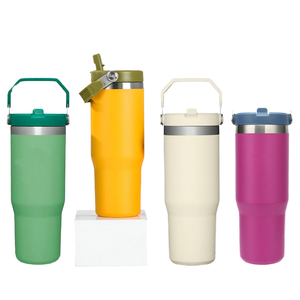 Tumbler Personalizzato <span class=keywords><strong>da</strong></span> 30oz con Cannuccia, Tazza <span class=keywords><strong>da</strong></span> Viaggio in Acciaio Inox a Doppia Parete Isolata Sottovuoto, Bottiglia d'Acqua Sportiva per Regali - Product Image 3