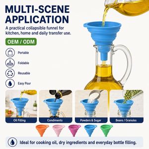 Tasse en silicone pliable LA ODM/OEM, durable, réutilisable, multicolore, 100 % écologique, 1 pièce, accessoires de bar pour camping en extérieur - Product Image 3