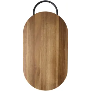 Planche à découper en bois d'acacia de prestige, merchandising personnalisé - Product Image 3