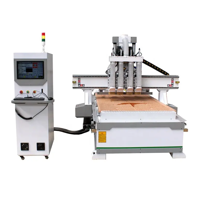 Woodworking CNC machine for carving 3d and 2d patterns on aluminum composite panel
