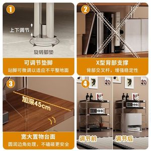 Étagère de rangement multi-niveaux Luoyang Jianyi à 6 niveaux en acier carbone, style japonais, pour salon et balcon - Product Image 2