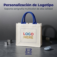 Sac fourre-tout en toile personnalisable tridimensionnel, poignées renforcées haute densité, vente en gros