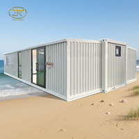Kit de maison préfabriquée complet en gros, mini-maison, maisons conteneurs, maisons en dôme de Chine, préfabriquées, extérieures avec terrasse sur le toit