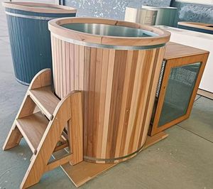 Bañera de Inmersión Fría de Madera para Exteriores, con Filtro Refrigerante, para Spa en Casa, Desintoxicación y Terapia de Refrescante, Superventas - Product Image 6