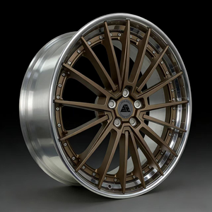 Jantes de course SenYao Custom Forged 6061-T6 bronze brossé poli, 2 pièces, 18-22 pouces, 5x100 5x112 5x114.3 5x120 - Product Image 5