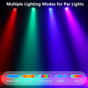 <span class=keywords><strong>Prix</strong></span> bas RGB Disco <span class=keywords><strong>Dj</strong></span> fête de mariage lumière en plastique 36 LED Par lumière avec télécommande - Product Image 4