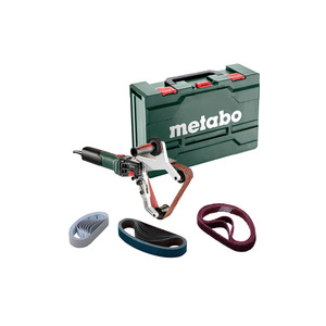 Juego de lijadora de banda Metabo RBE 15 180 para alisar y cortar acero inoxidable - Product Image 1