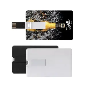 Usky Extreme Visitekaartje Promotie Cadeau Creditcard Aangepaste Logo Afdrukken Abs Udp Chips Usb 2.0 3.0 Groothandel Usb Flash Drive