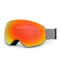 Lunettes de ski et de snowboard magnétiques 2 en 1, lentilles toriques et cylindriques multifonctionnelles haut de gamme, MOQ faible