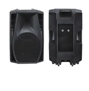 Heavy Duty Plastic 15 inch empty speaker box cabinet subwoofer audio component speakers accessories