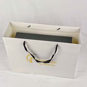 Recyclable Customized Cotton Handle Boutique Shopping Packaging Paper Handle Paper <b>Bags</b> for <b>Gift</b> Packaging Shopping <b>Bag</b> - Product Image 3