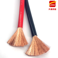 Câble de batterie 2AWG 4AWG 6AWG, câbles d'alimentation pour onduleur, câble de batterie en cuivre sans oxygène pour voiture, marine, solaire, camping-car, moto