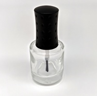 Flacon de vernis à ongles vide personnalisé de 17,5 ml, forme spéciale, avec bouchon en verre et pinceau, sérigraphie à chaud, impression d'huile par brosse