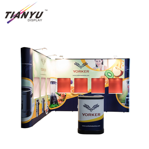 Máy ép trái cây xách tay Pop Up cửa hàng đứng nhượng Bộ gian hàng triển lãm Pop Up đứng hiển thị các giải pháp với <span class=keywords><strong>Showcase</strong></span> - Product Image 1