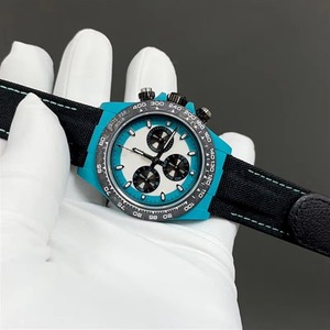 Montre pour homme élégante et luxueuse, design Drioshipping, fibre de carbone, luminescente, 40 mm, montre mécanique automatique de haute qualité - Product Image 6