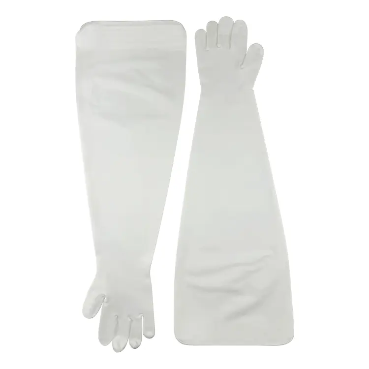 工場価格カスタマイズ工業用作業保護ホワイトニトリルラバーグローブボックス手袋