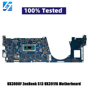 มาเธอร์บอร์ดแล็ปท็อป UX391FA สำหรับ <span class=keywords><strong>Asus</strong></span> <span class=keywords><strong>Zenbook</strong></span> UX391FA <span class=keywords><strong>S13</strong></span> <span class=keywords><strong>Zenbook</strong></span> UX391F เมนบอร์ดพร้อม I5 I3 I7 CPU 100% การทดสอบโอเคการจัดส่งที่รวดเร็ว - Product Image 1