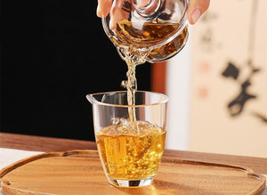 Venta al por mayor de vidrio de colores Gongfu juego de té completo de elaboración de cerveza Gaiwan Cups Fair Cup Enterprise Business Gift - Product Image 4