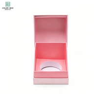Boîte cadeau magnétique en papier rigide personnalisée avec logo, faite à la main, avec revêtement UV, recyclable, en carton brun rigide, pour emballage de bougies et de cosmétiques