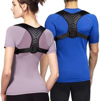 Correcteur de posture de soutien du haut du dos pour le soutien de la clavicule, adapté aux hommes et aux femmes.