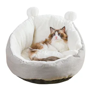 Yueshang new cat house winter supplies plush round pet house