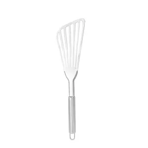 Cheap Price Kitchen Tools SUS 410 Polished Staleness Steel Fish Spatula