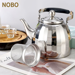 Vàng cắm trại Ấm đun nước thép không gỉ cà phê nồi ấm trà với Infuser cho trà lỏng - Product Image 2