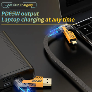 Cable de Carga Universal 4 en 1, 65W USB a iPhone, Cable PD 27W Tipo-C a Tipo-C, Cargador USB a Tipo-C para iPhone - Product Image 5