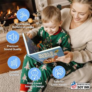 Libros de Sonido Cristianos de Héroes Bíblicos para Niños con 6 Canciones Bíblicas, Libro de Sonido Interactivo para Bebés - Product Image 4