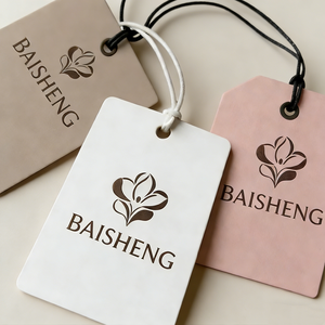 Luxe op maat gemaakte metalen T-shirt labels met logo, milieuvriendelijke papieren labels voor kleding, tassen, schoenen en sieraden - Product Image 3