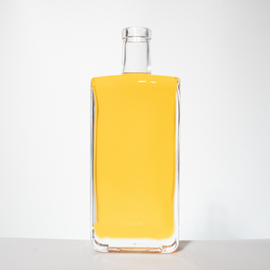 Quảng trường Gin Chai 200ml 375ml 500ml 700ml 750ml Rum Tequila hình chữ nhật Glass rượu chai - Product Image 4