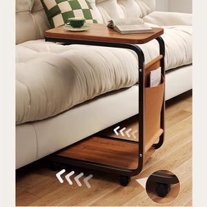 <span class=keywords><strong>Mobile</strong></span> camera da letto comodino lato C-a forma di carrello portabagagli semplice tavolino quadrato - Product Image 5