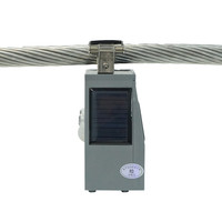 Répulsif Solaire Triple Haut-Parleur en ABS pour Oiseaux, 3 Klaxons, Détecteur de Mouvement, Lumière LED, Étanche, Écologique, Ultrasonique, pour Ferme et Verger