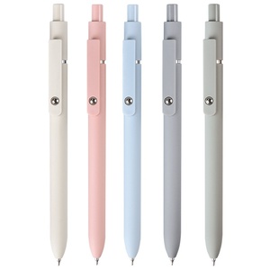 5 pz penne in Gel di <span class=keywords><strong>inchiostro</strong></span> ad asciugatura rapida <span class=keywords><strong>penna</strong></span> nera ad alto valore <span class=keywords><strong>penna</strong></span> Gel stampa basso centro gravità ufficio spazzola domanda fatta di plastica - Product Image 6