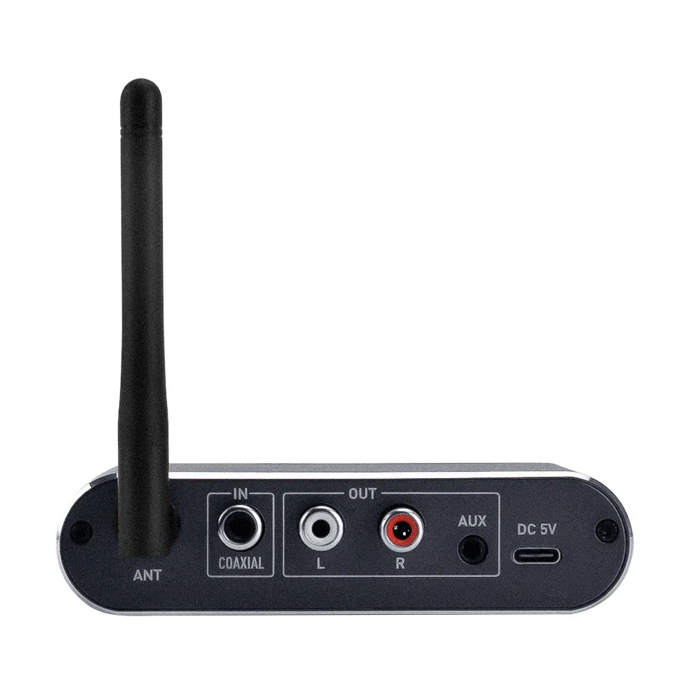 GTMEDIA A1 Portátil Bluetooth V5.2 Receptor De Áudio Sem Fio aptX Baixa Latência Receptor De Áudio 384kHz/32bit com DAC