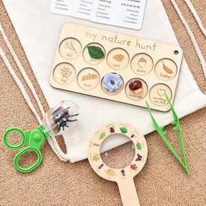 Kit d'exploration <span class=keywords><strong>de</strong></span> la nature pour enfants avec planche <span class=keywords><strong>de</strong></span> chasse au trésor, jouets d'aventure en plein air pour garçons et filles, ensemble d'apprentissage éducatif STEM - Product Image 5