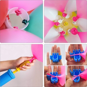<span class=keywords><strong>Arche</strong></span> de ballons en demi-cercle, 1 pièce, décor pour fête prénatale, mariage, anniversaire, support à ballons, bricolage, support en colonne - Product Image 5