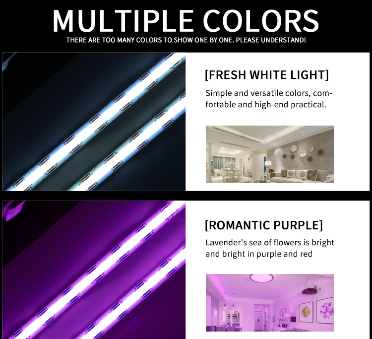 Led Strip Light DC12V 24V tape light set flexible tiffany blue fob cob led strip Tiffany Blue COB