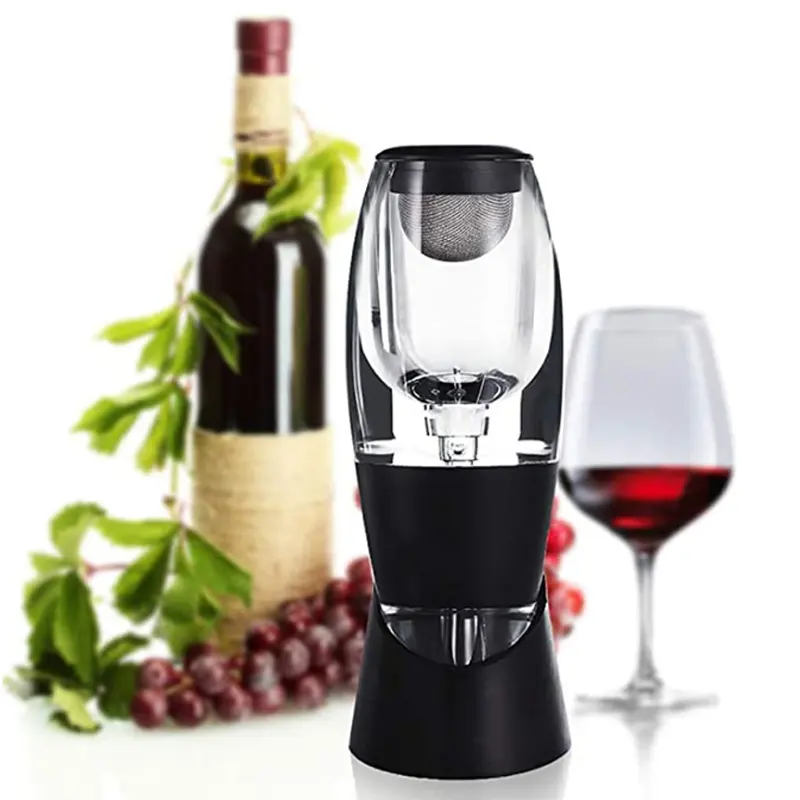 Aireador de vino mágico, filtro decantador, potenciador del sabor del vino tinto blanco, dispensador de vino, accesorios de bar