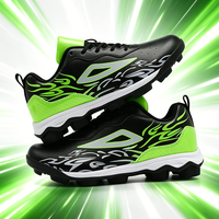 Chaussures de baseball professionnelles légères, tige en microfibre, semelle intermédiaire en EVA, semelle extérieure en caoutchouc, résistantes à l'usure, été/printemps/automne