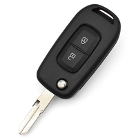 Nouvelle Coque de Clé de Voiture à 2 Boutons, Coque de Remplacement pour Télécommande de Véhicule REN, Accessoire de Clé
