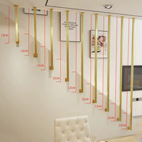Rampe d'escalier sur mesure en acier inoxydable et aluminium, design moderne pour escalier
