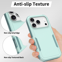 Téléphone portable TPU + PC étui anti-rayures étui rigide pour iPhone 17 Pro coque de téléphone couverture arrière