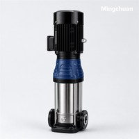 Pompa Sentrifugal Multistage Vertikal MINGCHUAN dengan Basis Inline Berflens untuk Sirkulasi Air Sistem HVAC