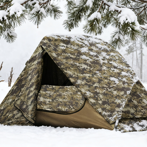 Tenda da Campeggio Estiva per 1 Persona Ultraleggera 1,8kg Impermeabile PU3000mm Doppio Strato Montaggio Rapido Palo in Alluminio per Escursionismo e Spiaggia - Product Image 2