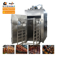 XINLONGJIA acier inoxydable électrique viande fumeur poisson poisson-chat Machine à fumer fumoir jambon saucisse faisant la ligne de production