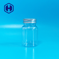 Mini pot en plastique PET de 130 ml, anti-fuite, sans BPA, avec couvercle à vis, qualité alimentaire, pour bonbons, snacks, sucre, échantillons promotionnels, vente en gros