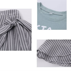 สินค้าจีนขายดีประจำฤดูร้อน ชุดเสื้อแขนสั้น 2 ชิ้นสำหรับเด็ก สินค้าใหม่ กำลังมองหาตัวแทนจำหน่าย - Product Image 5