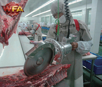 Équipement d'abattage de moutons WFA, ligne complète d'abattage de chèvres utilisée dans l'abattoir, machine de transformation du bétail
